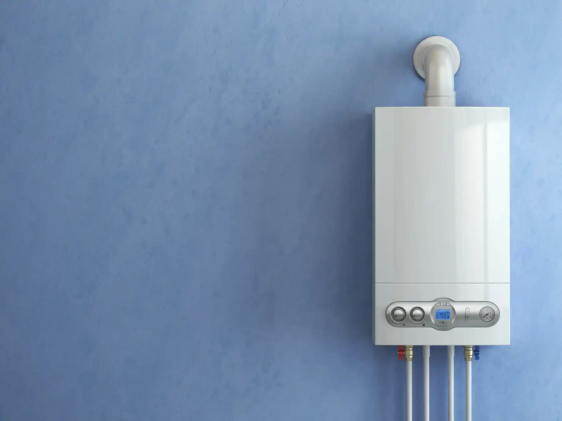 New high-efficiency gas boiler installed by RPH Home Services